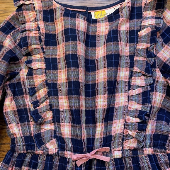 Mini Boden Frill Tiered Sparkle Dress - Picture 7 of 13